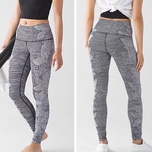 Lululemon Dottie Tribe High Rise Wunder Leggings
